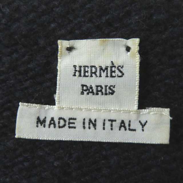 極美品◎正規品 イタリア製 HERMES エルメス レディース ヤク100％ 半袖 ニットワンピース ダークネイビー×チャコールグレー MIX  36の通販はau PAY マーケット - 衣類＆ブランドリサイクルGREEN | au PAY マーケット－通販サイト