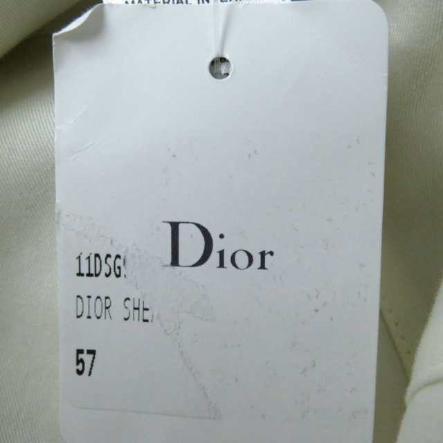 未使用品◎正規品 フランス製 Christian Dior クリスチャン ディオール 11DSG923A840 レディース  ボブ ムートンハット 57 キャメル タグ付　m12-st30310-006