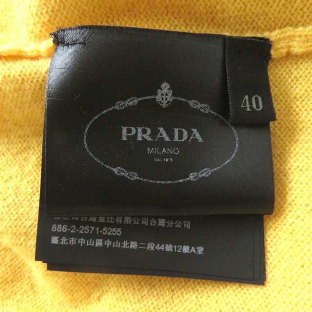 極美品◎正規品 PRADA プラダ レディース カシミヤ100％ ニット