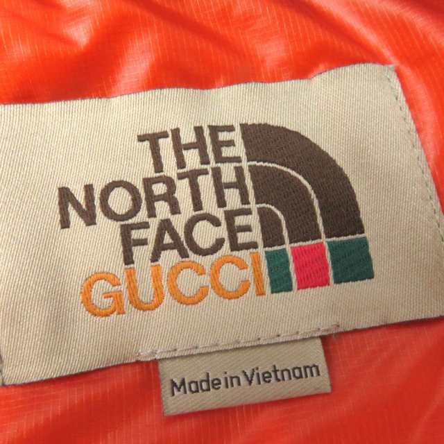 極美品◎正規品 GUCCI グッチ×THE NORTH FACE ザノースフェース 663735