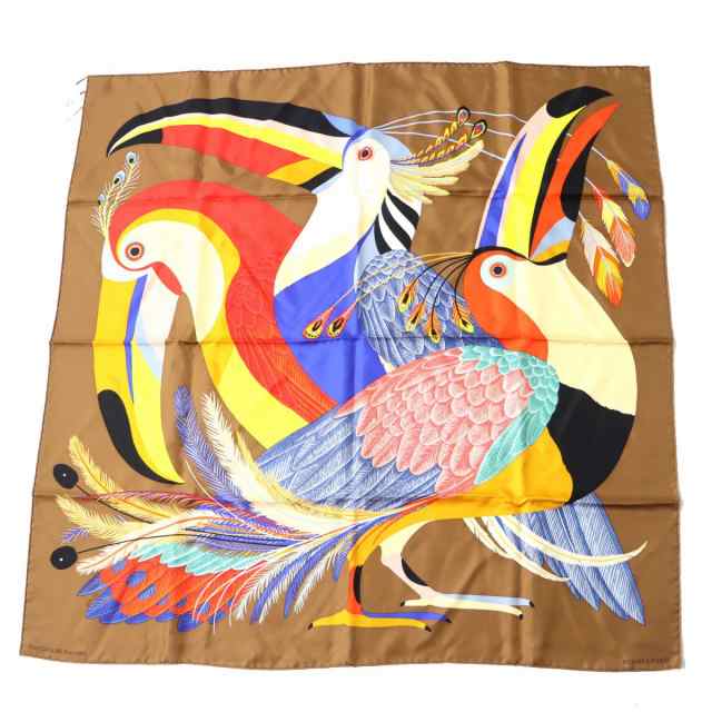 未使用品◎フランス製 HERMES エルメス カレ90 Toucans de Paradis