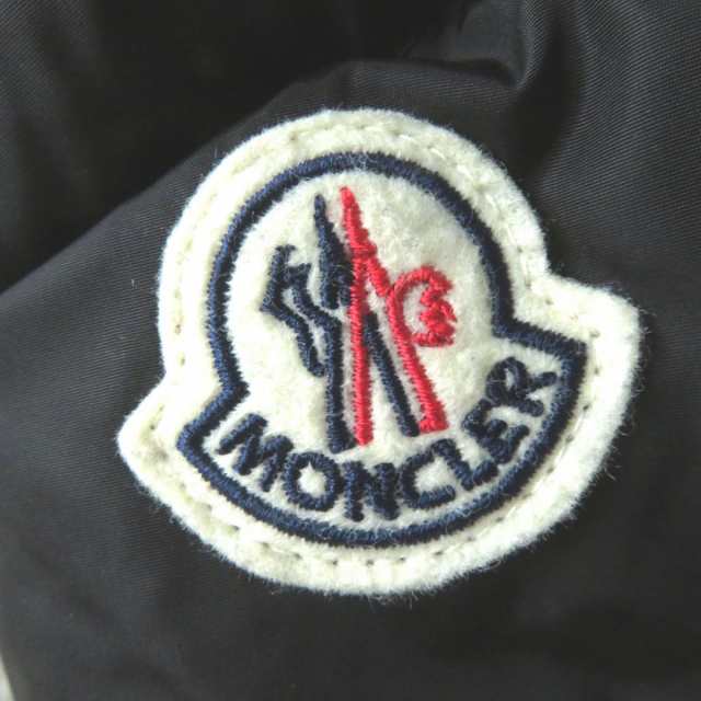 美品◎正規品 MONCLER モンクレール TALEV タレヴ レディース 美シルエット ワッペン・フード付 ロングダウンコート ブラック 0 人気♪