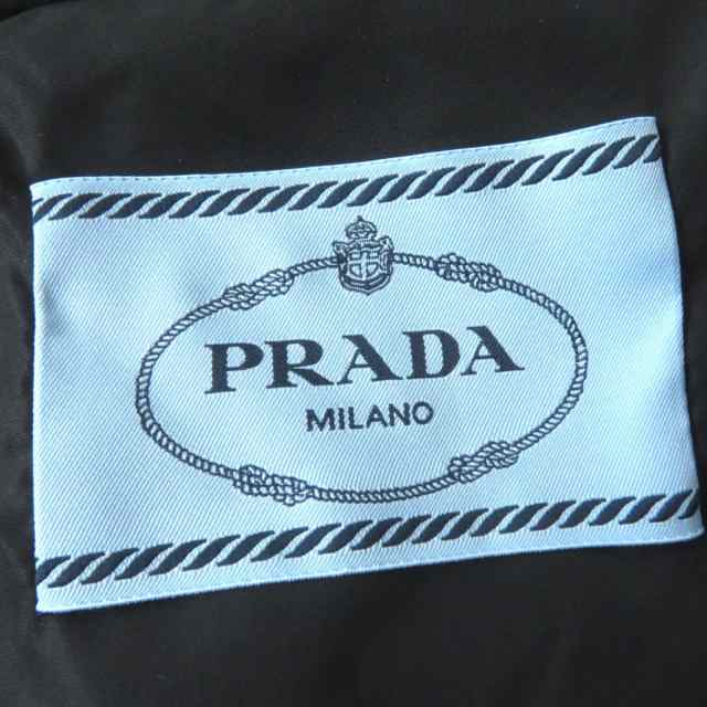 極美◎正規品 定572000円 伊製 PRADA プラダ 292029 レディース カシミヤ混 フード付き ニットダウンジャケット ノルディック柄 36 タグ付