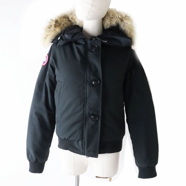 良品◎正規品 CANADA GOOSE カナダグース 7967JL LABRADOR BOMBER ラブラドール ボンバー ファー・フード付き  ダウンジャケット 黒 S｜au PAY マーケット