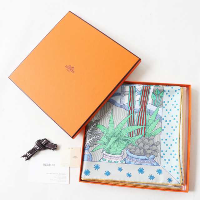 未使用◎正規品 22SS HERMES エルメス カレ90 Le Premier Chant 始まり