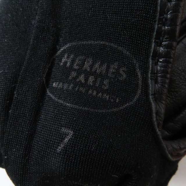 美品◎フランス製 HERMES エルメス レディース メドール付き レザー