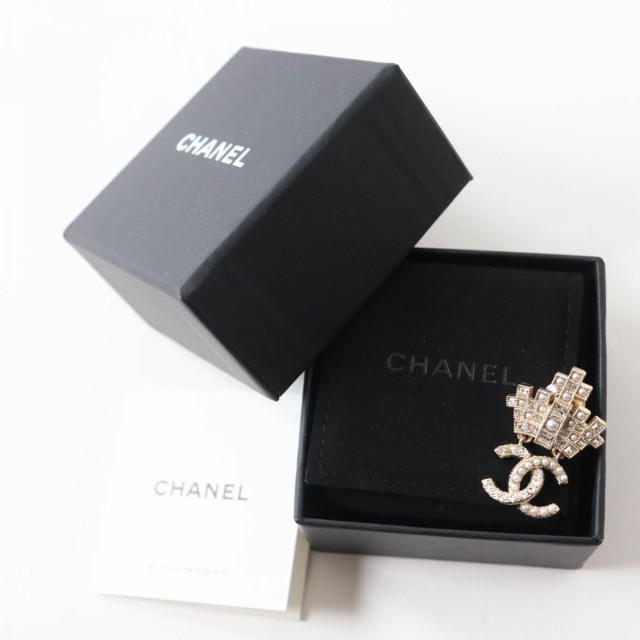 未使用◎CHANEL シャネル AB6554 A21A レディース ココマーク×クラウン