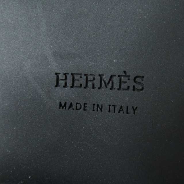 極美品◎イタリア製 22AW HERMES エルメス Fuji フジ Ex Libris パッチ付き レザーロングブーツ レディース ブラック 黒 36 保管袋付き