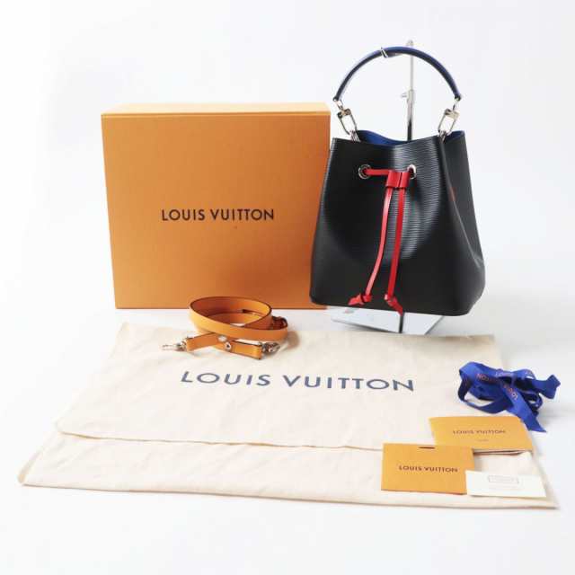 極美品◎フランス製 LOUIS VUITTON ルイヴィトン M52853 エピ ネオノエBB ハンド／ショルダー 2WAY バッグ ノワール  サフラン 箱・袋付き｜au PAY マーケット