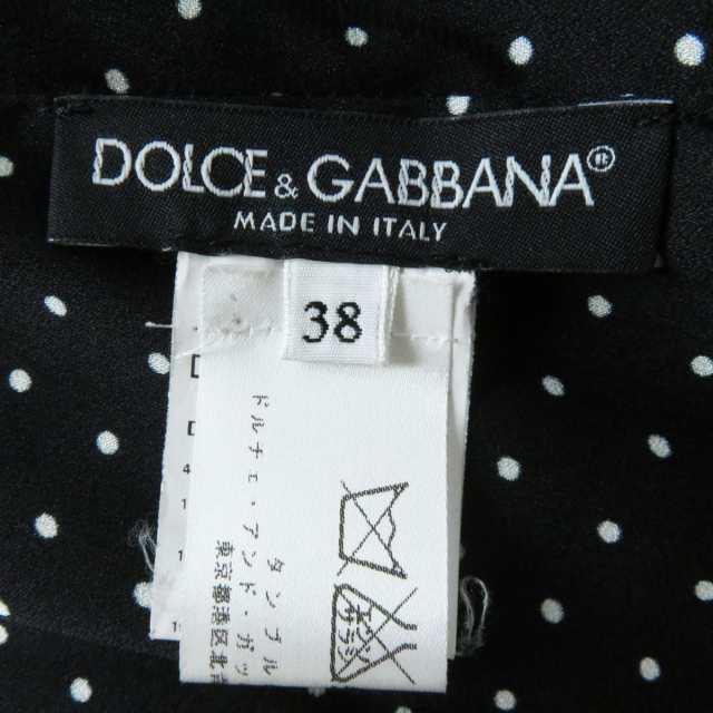 極美品◎正規品 イタリア製 DOLCE＆GABBAN ドルチェ＆ガッバーナ 花柄