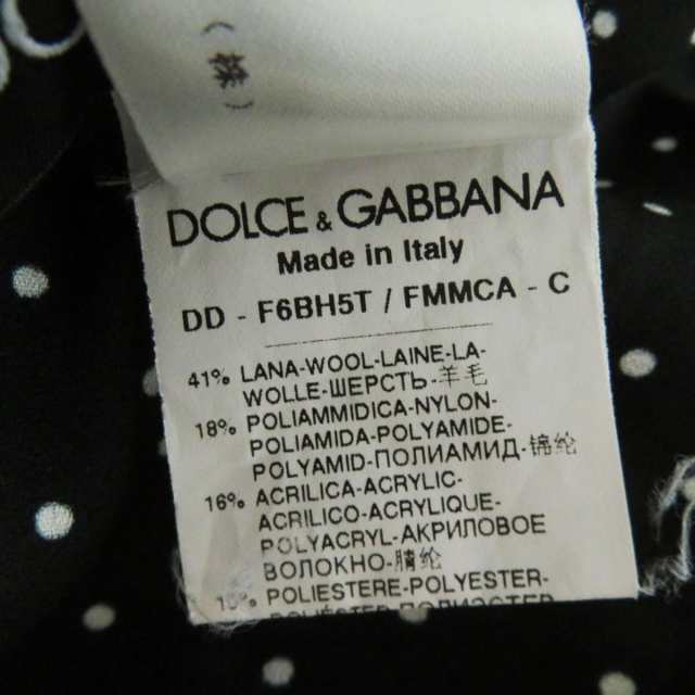 極美品◎正規品 イタリア製 DOLCE＆GABBAN ドルチェ＆ガッバーナ 花柄