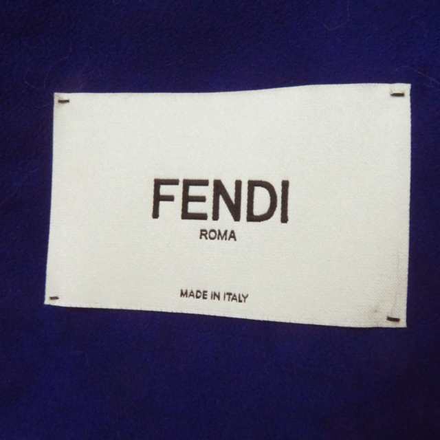 極美品◎毛皮 伊製 FENDI フェンディ FM5109 レディース ラムスキン