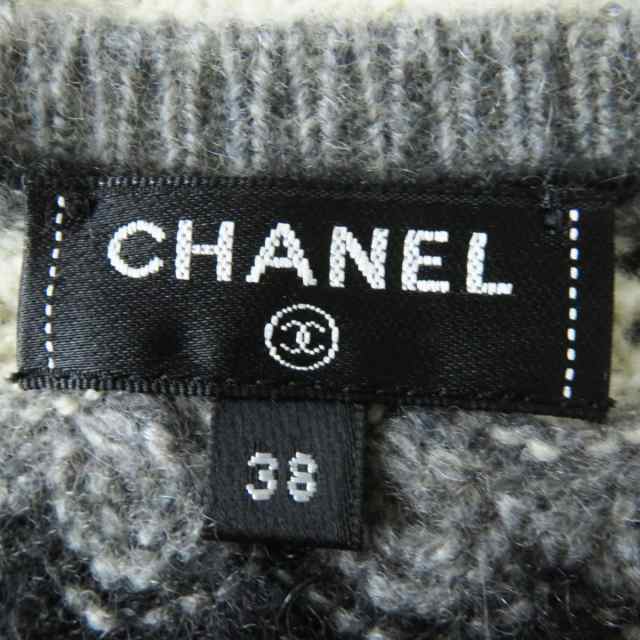 着画❌CHANEL　シャネル　カシミヤ100%ワンピース　38