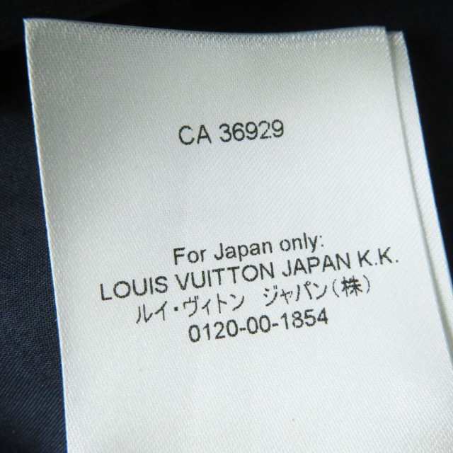 74cm着丈未使用◎正規品 22AW LOUIS VUITTON ルイヴィトン レディース モノグラム スポーティー シルク混 スカート ダークネイビー 36 タグ付 伊製