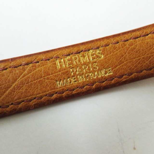 13cm持ち手美品◎フランス製 HERMES エルメス ボリード35 オーストリッチ 2WAY バッグ チェスナッツ ゴールド金具 □B刻印 カデナ・鍵・保管袋付き