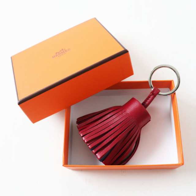 極美品◎フランス製 HERMES エルメス カルメン チャーム キーリング ...