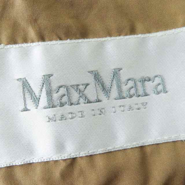 美品◎正規品 白タグ イタリア製 MaxMara マックスマーラ レディース 襟ミンク 中綿ライナー付き キャメル100％ ロングコート キャメル  4｜au PAY マーケット