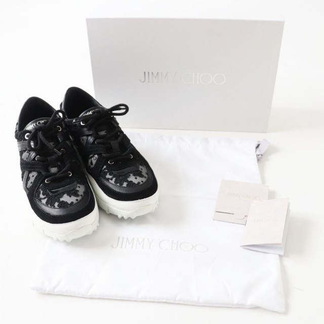 未使用品◎イタリア製 JIMMY CHOO ジミーチュウ SEATTLE フローラル