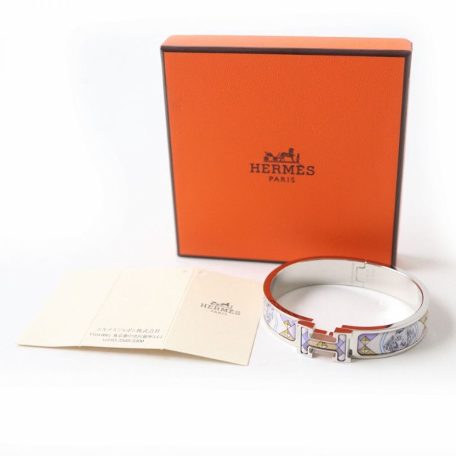 極美品◎正規品 仏製 HERMES エルメス Hバングル クリッククラック PM 