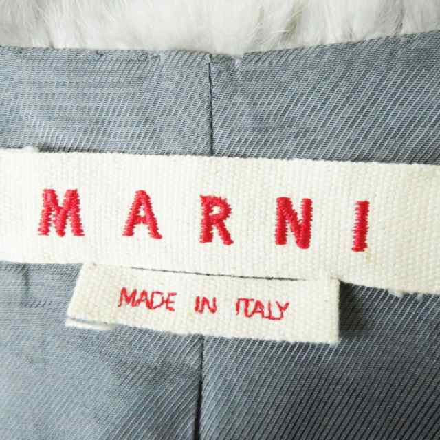 極美品◎正規品 伊製 MARNI マルニ レディース サファイアミンク×カシミヤ100％ ジップアップ ノーカラーコート グレー 42 ハンガー付の通販はau  PAY マーケット - 衣類＆ブランドリサイクルGREEN | au PAY マーケット－通販サイト