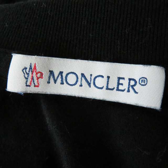 極美品◎正規品 21年 MONCLER モンクレール レディース ロゴ 半袖 Tシャツ／カットソー／トップス コットン100％ ブラック 黒 S｜au  PAY マーケット