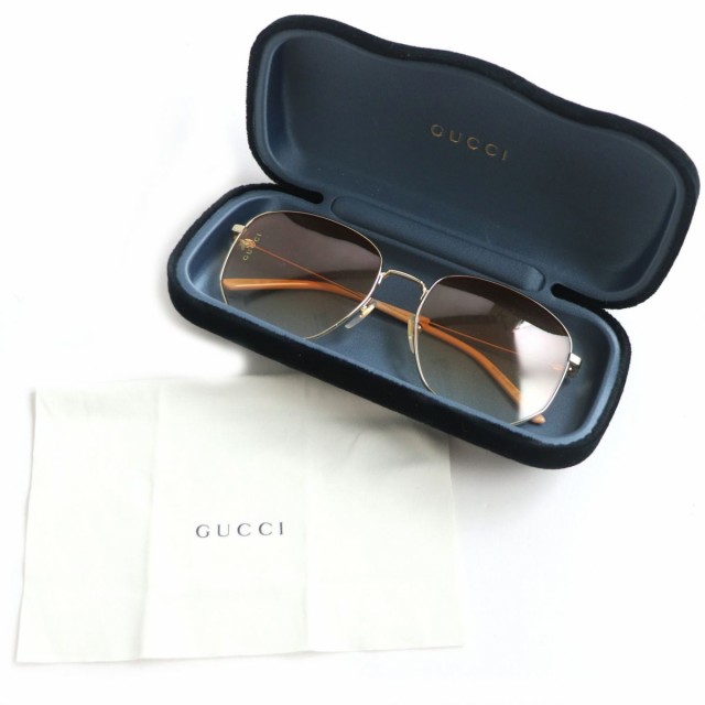 極美品▽GUCCI グッチ GG0396S 003 グラデーションレンズ サングラス