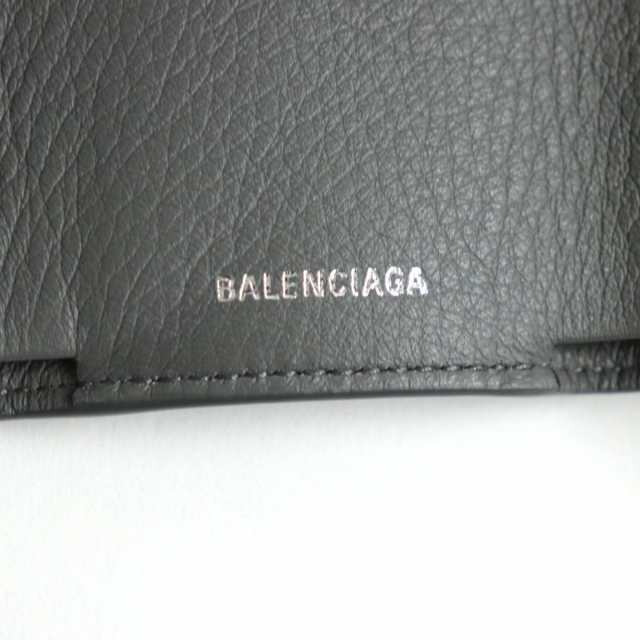 美品▽BALENCIAGA バレンシアガ 391446 ペーパー ミニウォレット