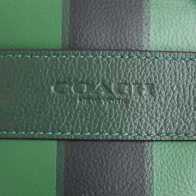 極美品▽COACH コーチ F72226 チャールズ ヴァーシティ ロゴ刻印入り