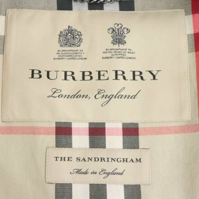 良品▽BURBERRY バーバリー THE SANDRINGHAM サンドリンガム 裏地ノバ