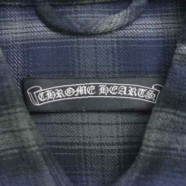 CHROME HEARTS クロムハーツ チェック柄　長袖シャツ 美品