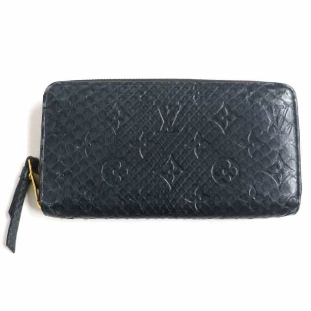 ルイヴィトン 長財布 モノグラム パイソン ジッピー・ウォレット N91449 LOUIS VUITTON 財布