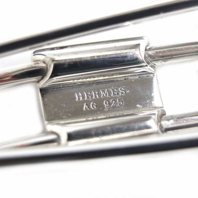 良品▼HERMES エルメス カデナモチーフ AG925 マネークリップ/ビルクリップ/札ばさみ シルバー 重量18.16g 保存袋付き｜au PAY  マーケット