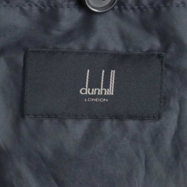 良品▽dunhill ダンヒル シルク混 ダブルブレスト ジャケット/ハーフ