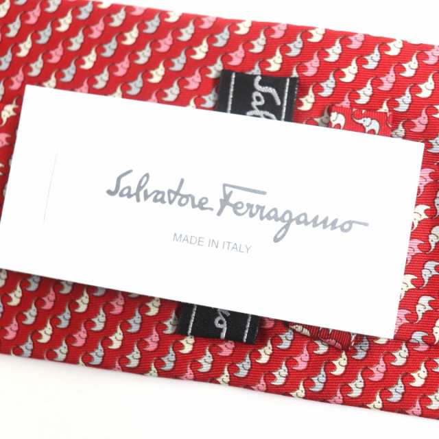 未使用品▽Salvatore Ferragamo サルヴァトーレフェラガモ 象