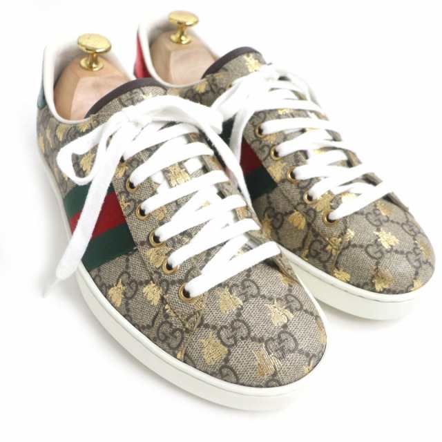 美品▽GUCCI グッチ 548950 ウェブライン エース Bee ビー（ハチ）付き