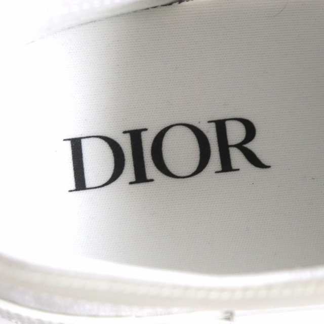 美品▼DIOR ディオールオム B23 OBLIQUE オブリーク/トロッター ローカットスニーカー ホワイト 43 メンズ 替えヒモ付き｜au  PAY マーケット