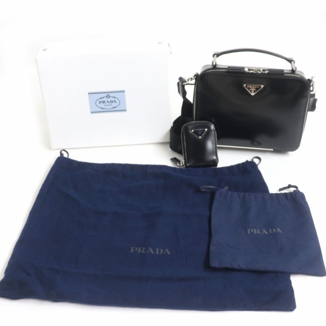 美品　PRADA ショルダーバッグ　ポーチ　サフィアーノ