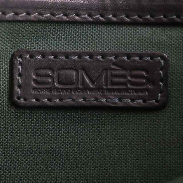 美品▽SOMES SADDLE ソメスサドル ブルトン フラップ式 レザー