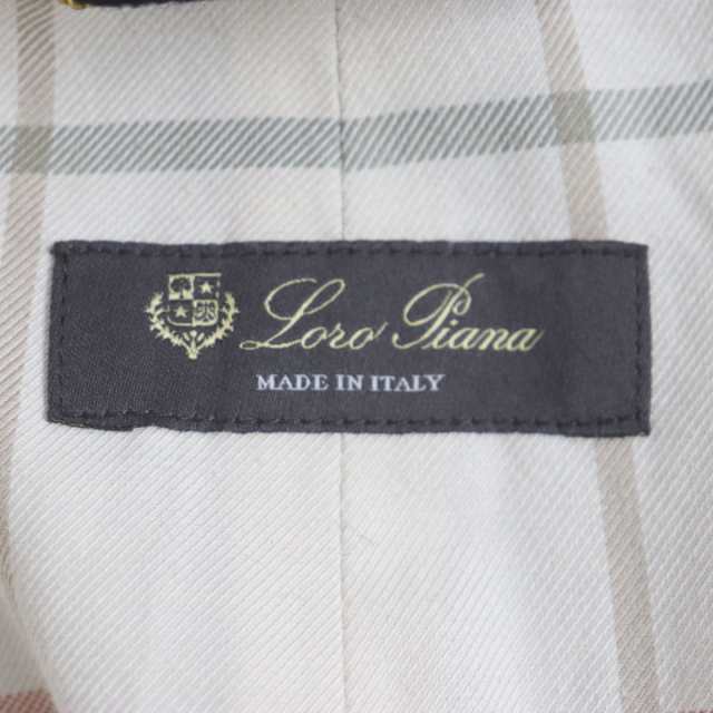 未使用品▽Loro Piana ロロピアーナ GREEN STORM SYSTEM 比翼仕立て