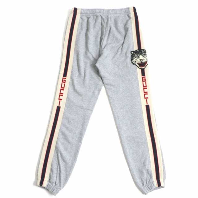 極美品▽GUCCI グッチ 497252 タイガーワッペン サイドライン