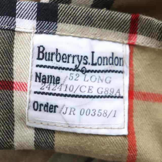 良品▽Burberrys バーバリー ヴィンテージ 裏地ノバチェック柄