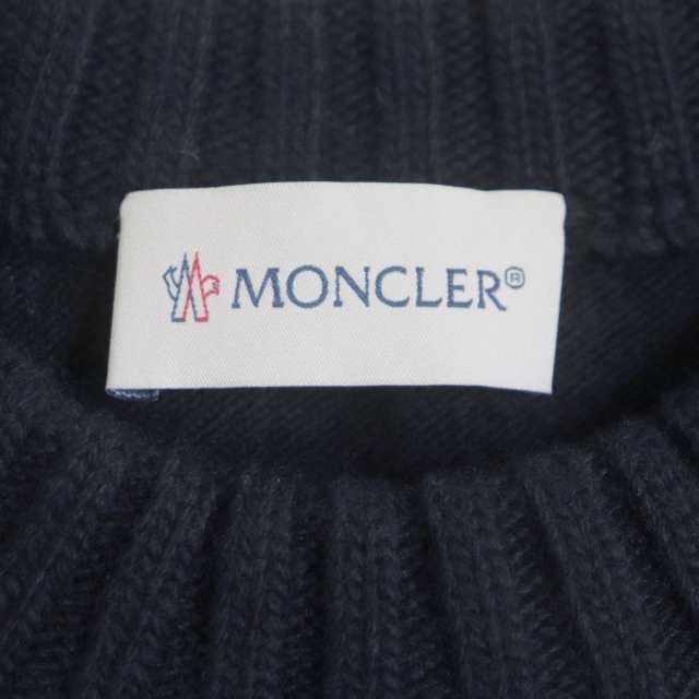 極美品▽MONCLER モンクレール チェック柄 切替デザイン ウール100 ...