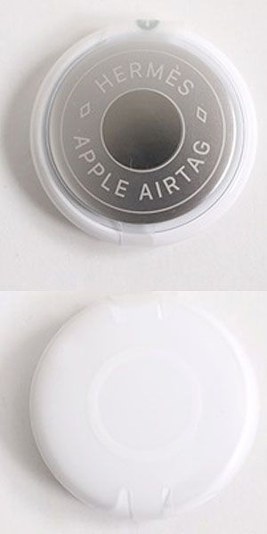 未使用品▽エルメス apple AirTag エアタグ レザー バッグチャーム