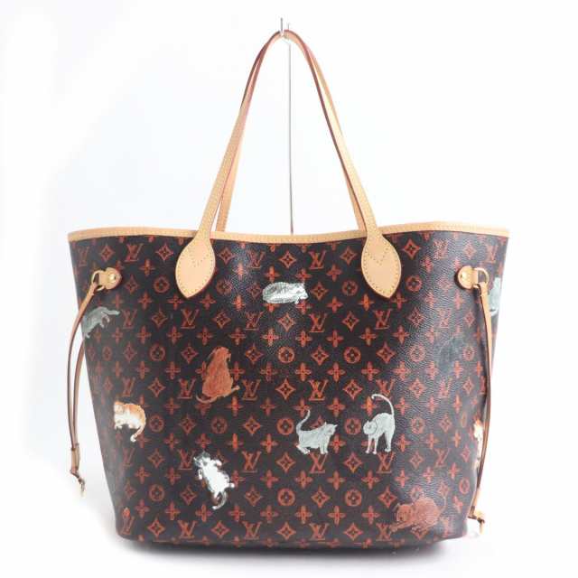 極美品★LOUIS VUITTON ルイヴィトン M44441 トランスフォームド・モノグラム キャットグラム ネヴァーフルMM トートバッグ  保存袋付き｜au PAY マーケット