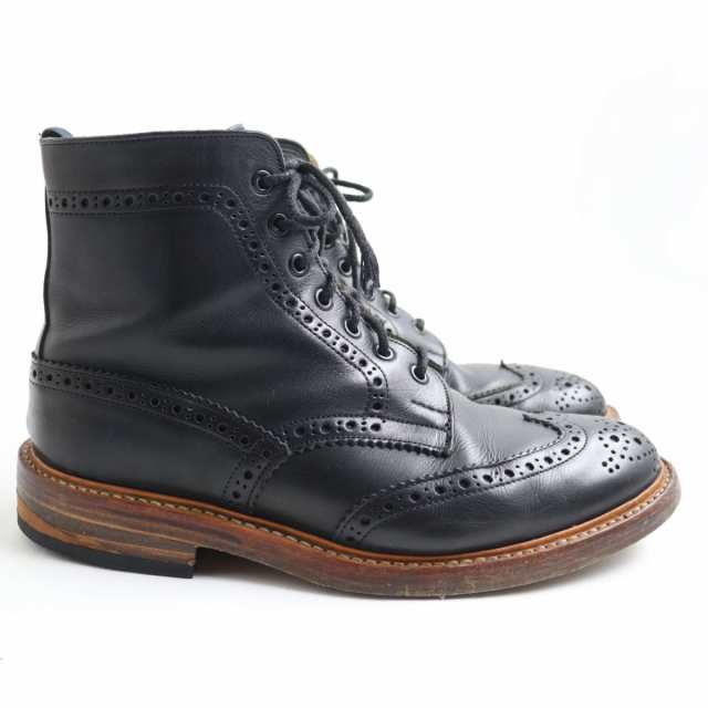 良品○Tricker's トリッカーズ M2508 MALTON/モールトン レザー レース