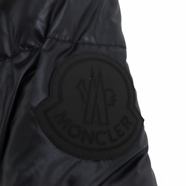 未使用品●21AW MONCLER モンクレール ジーニアス 2 HAMURA フェイクファー ロゴワッペン付き リバーシブル ダウンジャケット 黒  3 正規｜au PAY マーケット