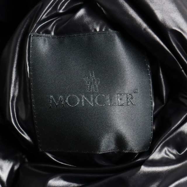 未使用品●21AW MONCLER モンクレール ジーニアス 2 HAMURA フェイクファー ロゴワッペン付き リバーシブル ダウンジャケット 黒  3 正規｜au PAY マーケット