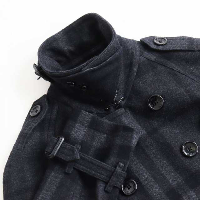 極美品○BURBERRY LONDON バーバリー ロンドン ベルト/エポレット付き ...