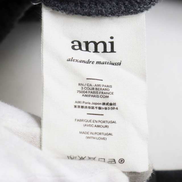 美品○21AW AMI Paris アミパリス アレクサンドルマテュッシ H21K009