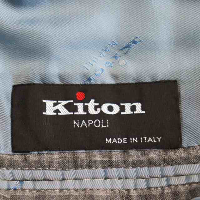 Kiton キートン カシミアシルク ストライプ スーツ